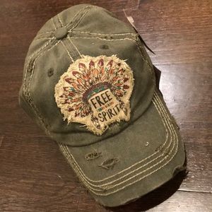 Vintage destroyed adjustable baseball hat!